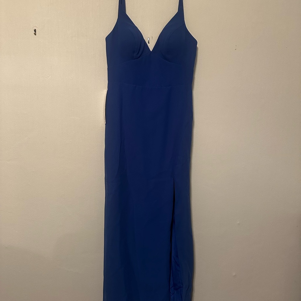 Azazie Royal Blue Gown
